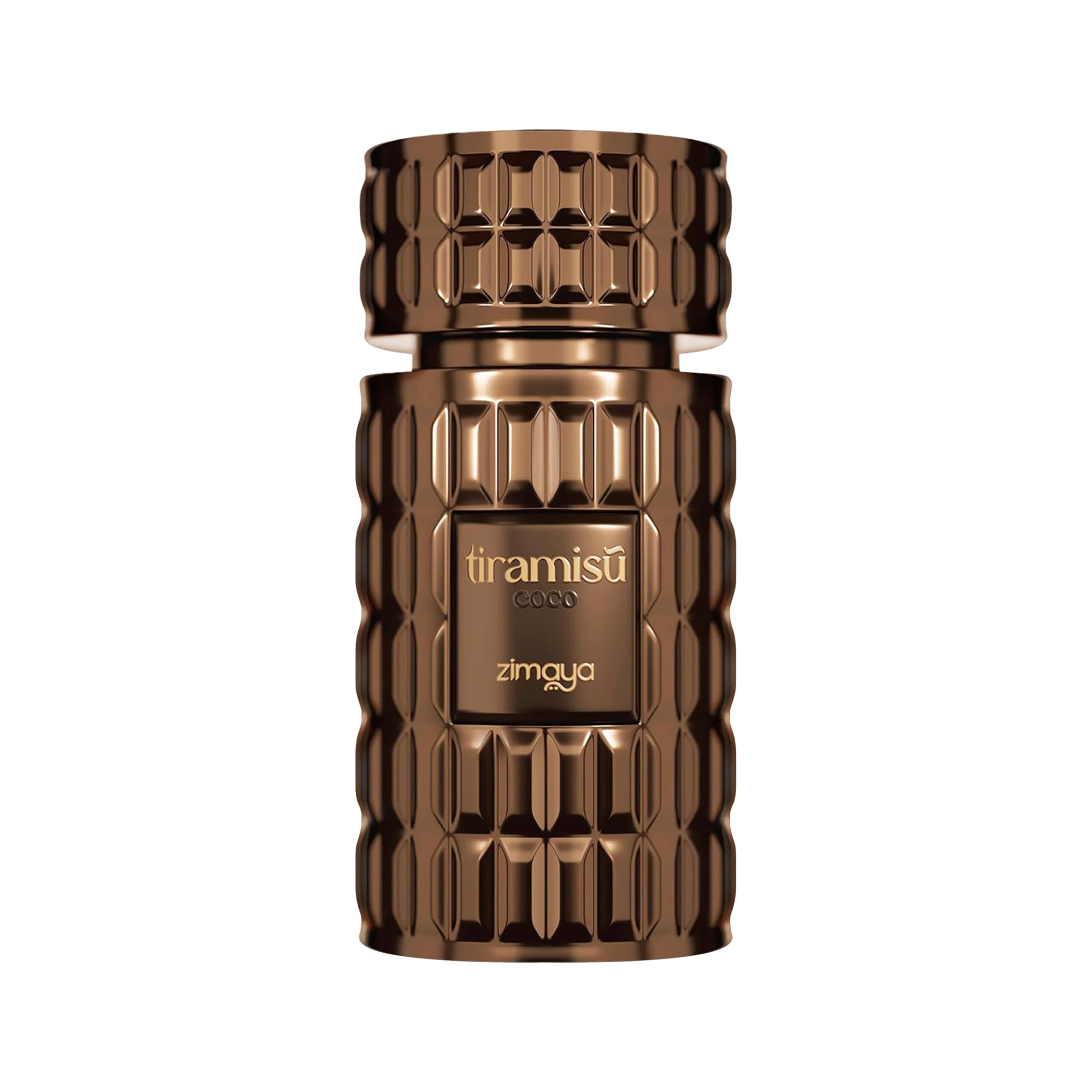 Zimaya Tiramisu Coco bottle showcases warm gourmand aroma for cozy evenings.