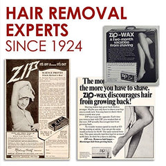 Zip Wax Hair Removal Kit applying wax image shows smooth application without strips