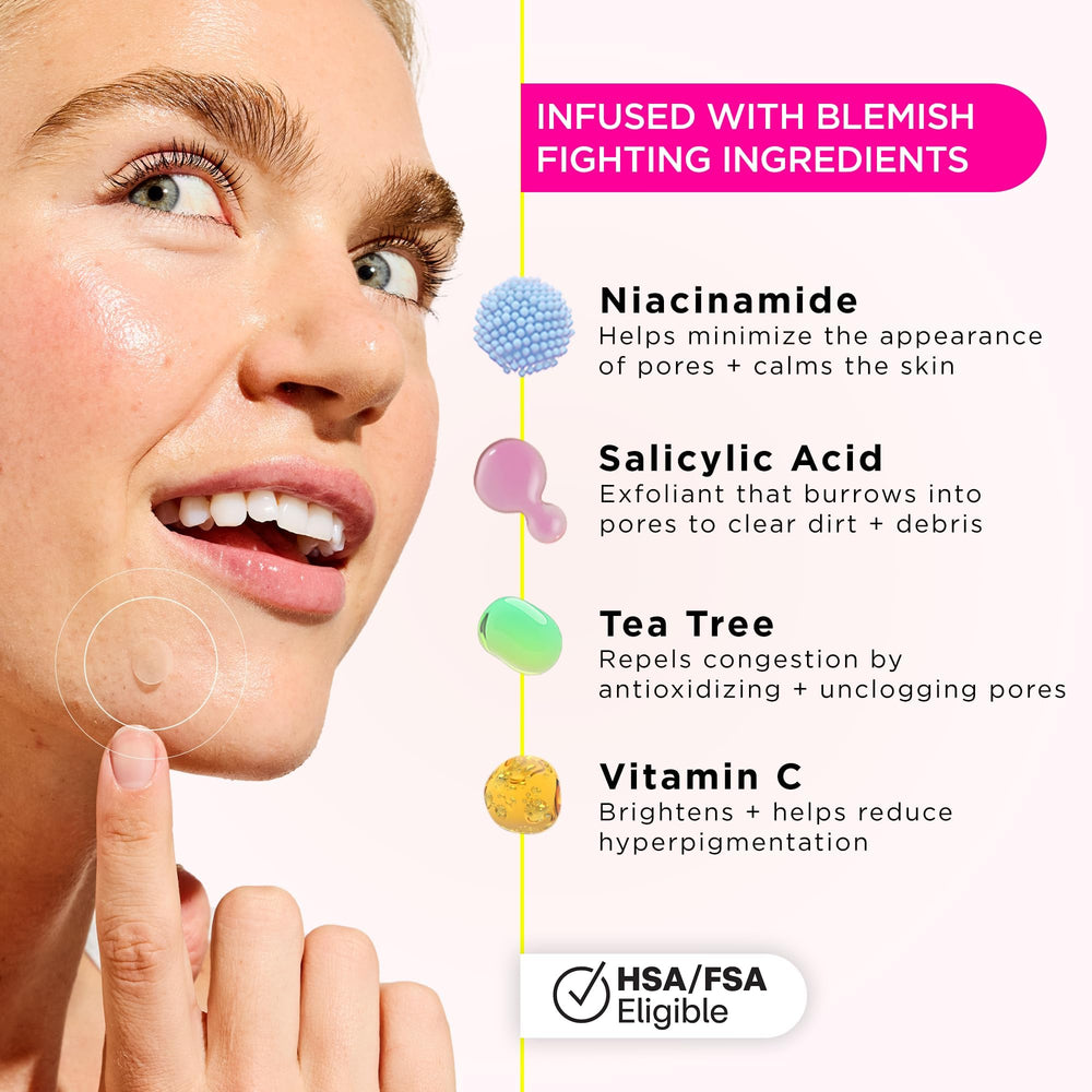 ZitSticka hydrocolloid closeup shows barrier over blemish