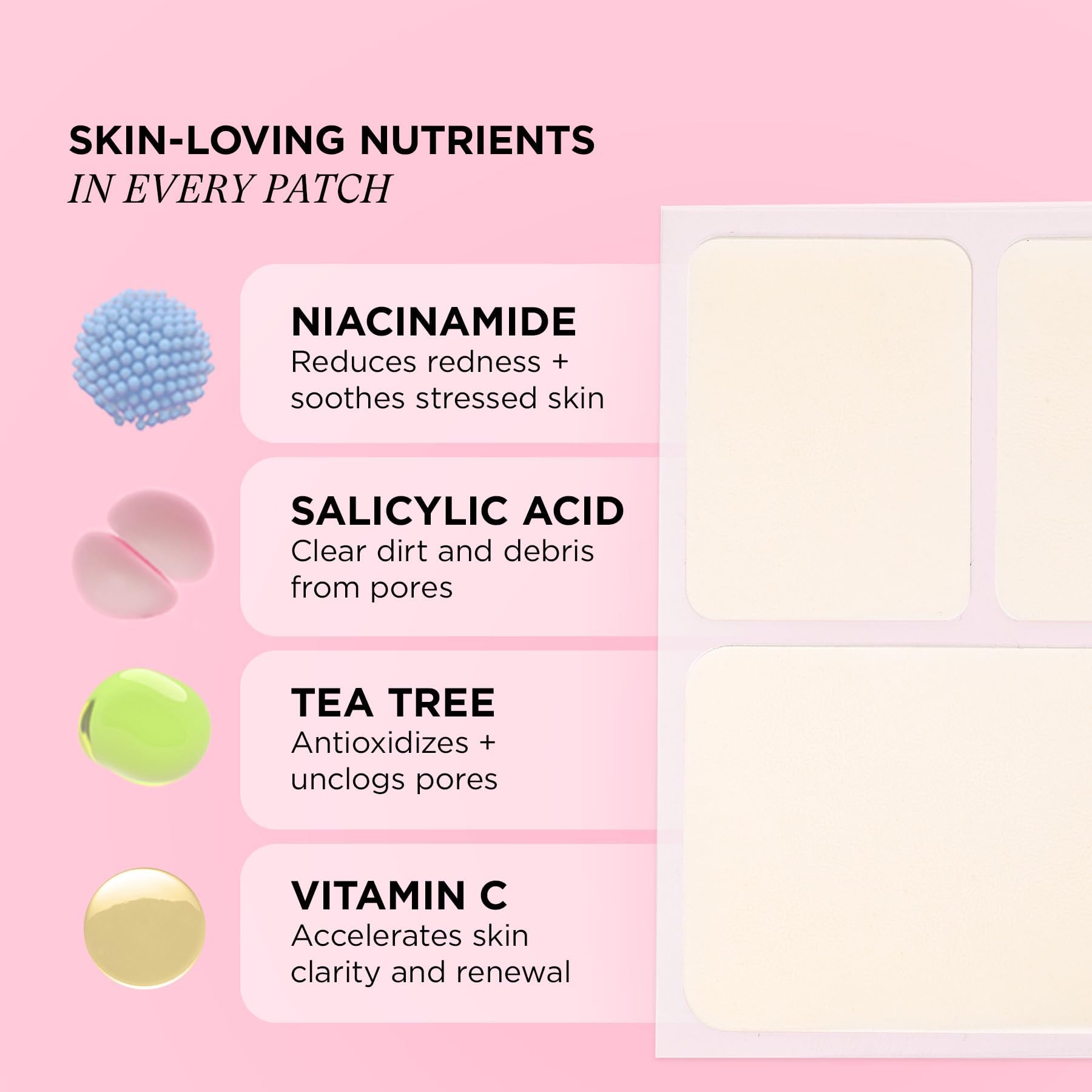 Hydrocolloid patch diagram showing extraction process