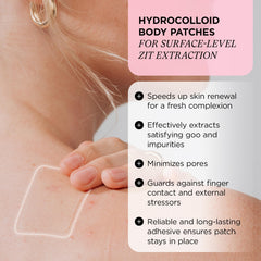 Goo Getter patch on body blemish with barrier protection