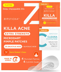 ZitSticka KILLA patch close-up highlighting microdarts for targeted zit treatment