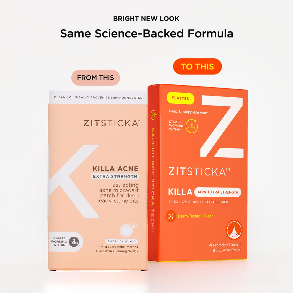 ZitSticka KILLA pre-application swabs prepared for patch application