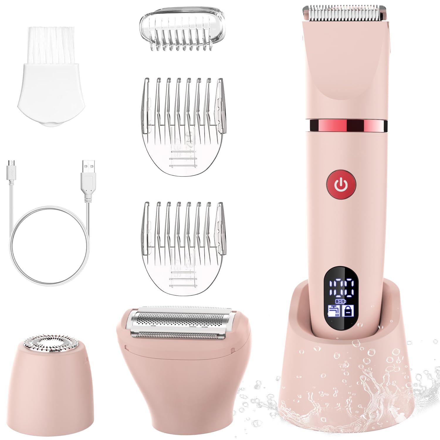 Zivelier 3-in-1 body head for full-body grooming