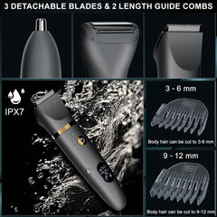Zivelier Ball Shaver LED display shows battery status during use.