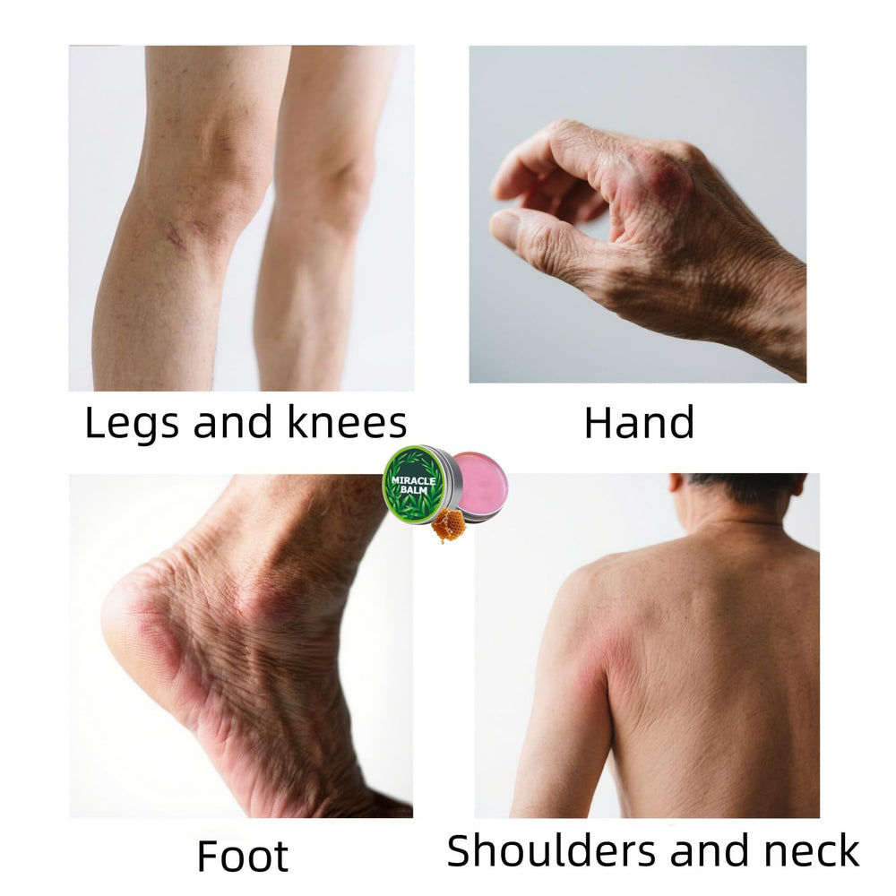 Ziweilianlian Miracle Balm back-application showing soothing relief for sore muscles