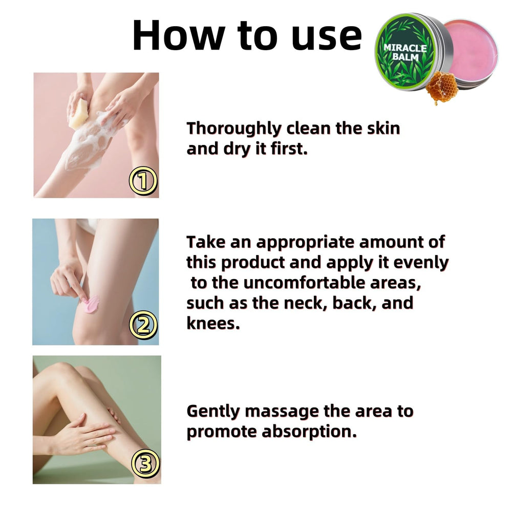 Ziweilianlian Miracle Balm hand-application showing quick absorption and skin comfort