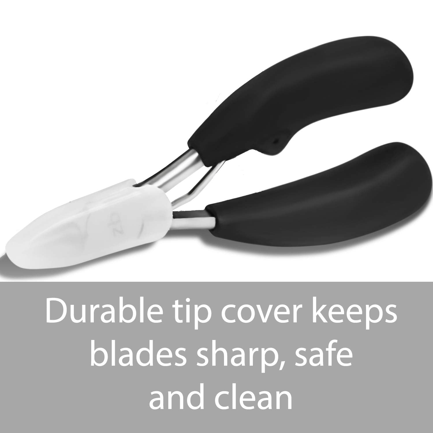 Zizzili Basics soft-grip handle supports seniors with steady, comfortable cuts.
