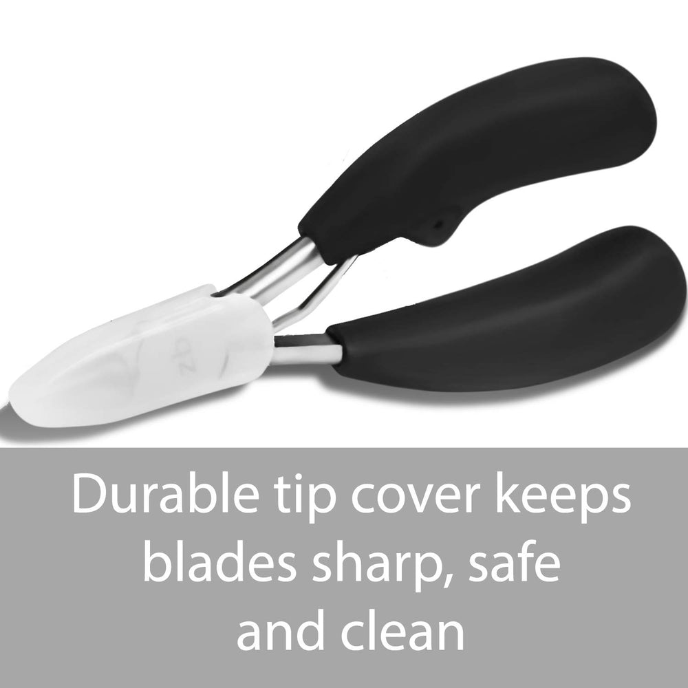 Zizzili Basics soft-grip handle supports seniors with steady, comfortable cuts.