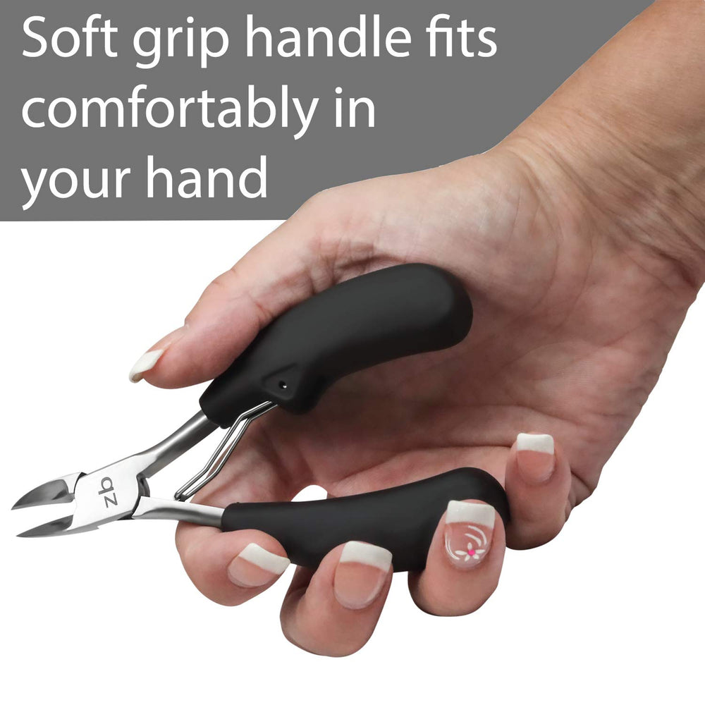 Zizzili Basics clipper cuts thick nails cleanly, reducing snag and tear risk.