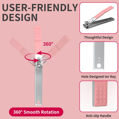 ZIZZON Nail scissors highlight sharp durable cutting edge for precise nails.