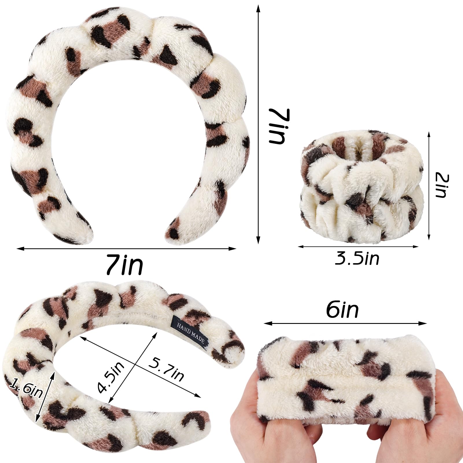 Zkptops headband worn during makeup routine for secure hands-free use