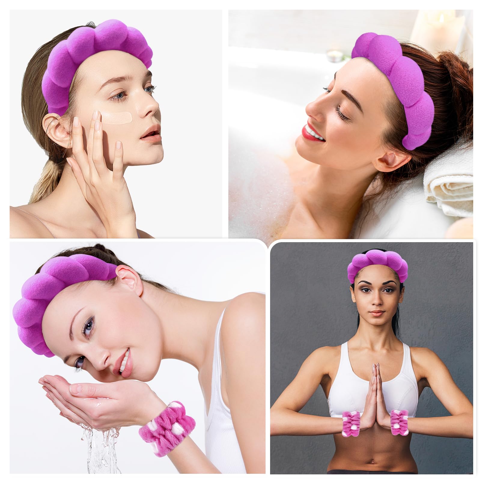 Zkptops terry cloth surface provides gentle touch during skincare