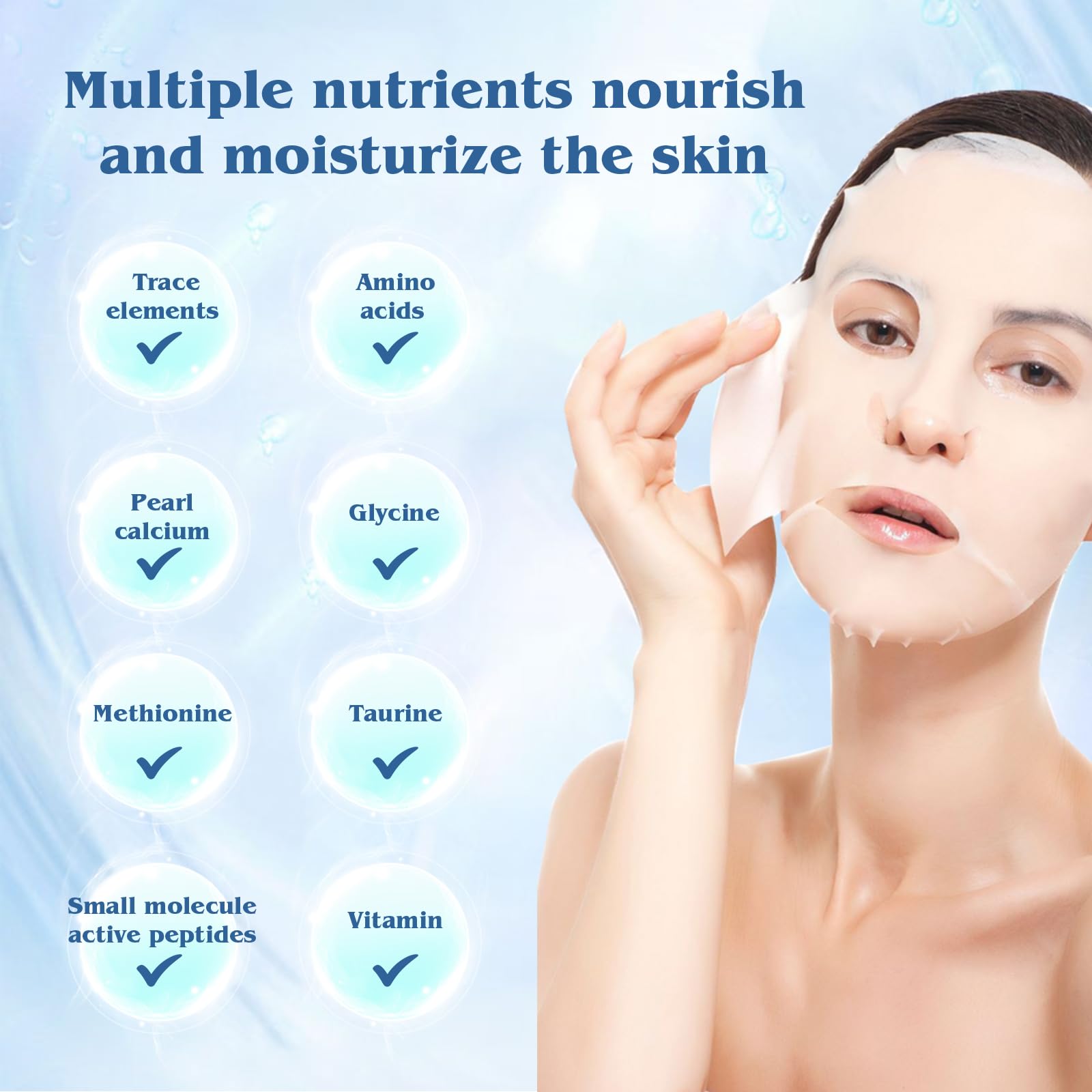 Zlimer Freshwater Pearl Powder moisturization image highlights deeper skin hydration.