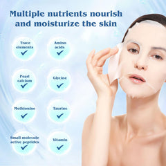 Zlimer Freshwater Pearl Powder moisturization image highlights deeper skin hydration.