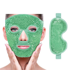 ZNÖCUETÖD cooling eye mask close-up for soothing puffiness relief.