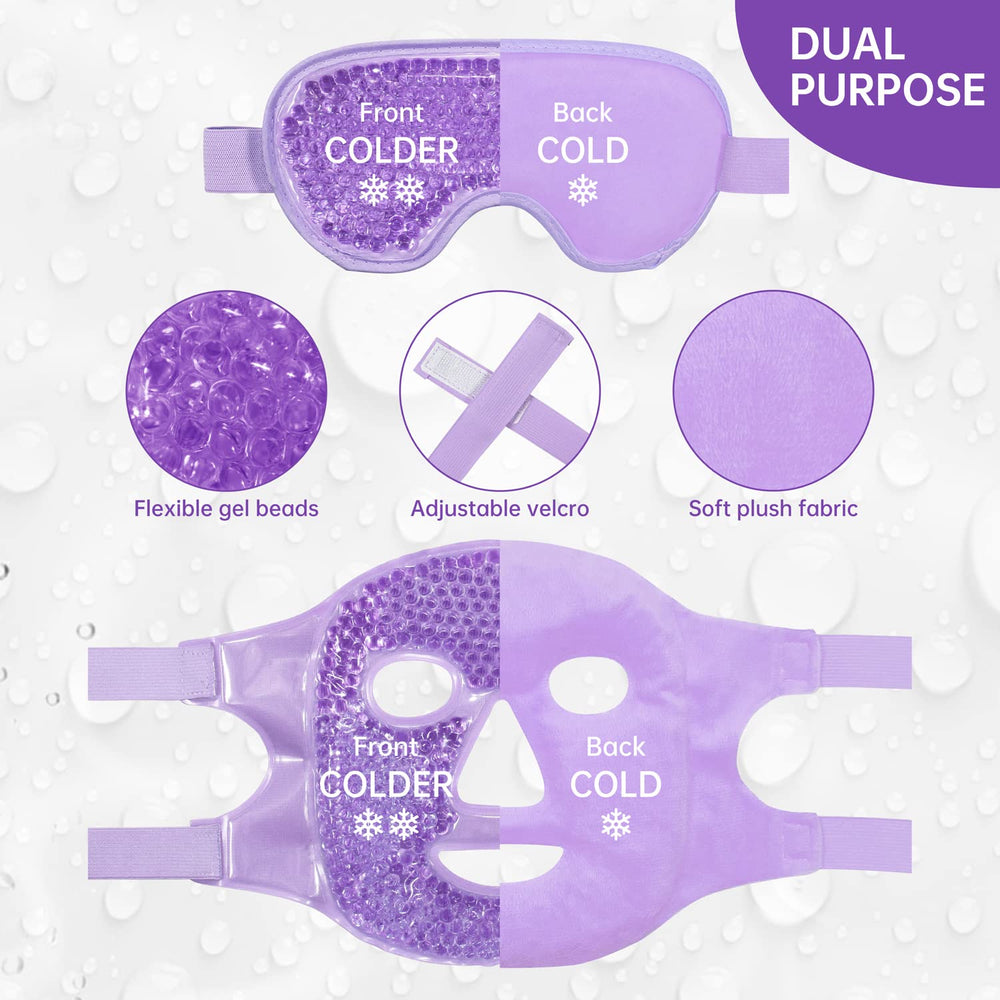 ZNÖCUETÖD reversible design demonstrates dual temperature therapy at home.