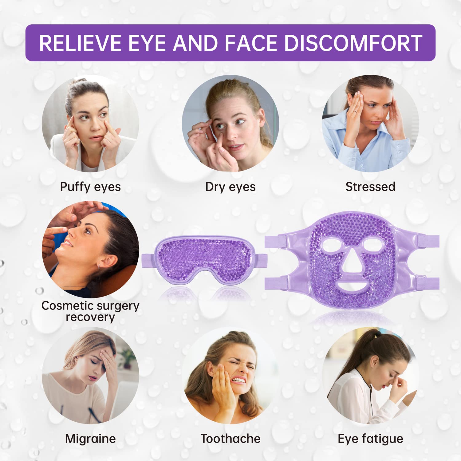 ZNÖCUETÖD soft plush back showcases gentle skin-friendly contact during use.