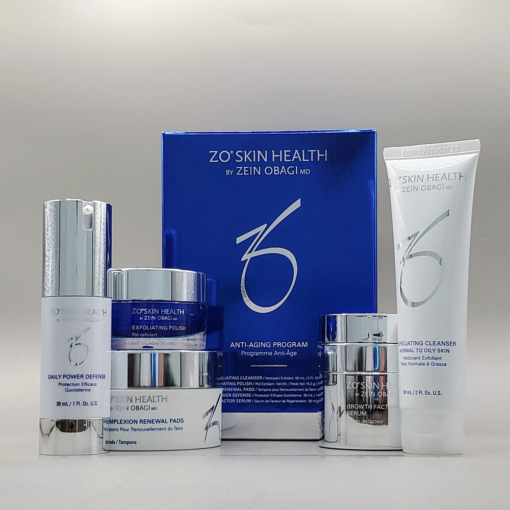 ZO Skin Health Anti-Aging Program II Sunscreen for daytime protection.