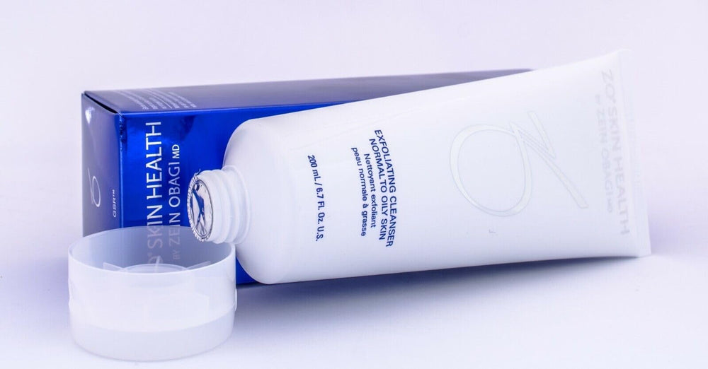 ZO SKIN HEALTH exfoliating cleanser routine application for refreshing cleanse