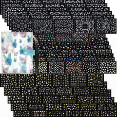 Zoance nail art stickers collection — vibrant designs for weekly manicure variety and DIY creativity.