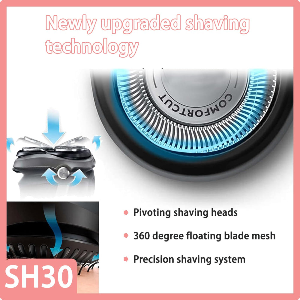 Zoasod SH30 compatible with Philips Norelco 3000-series for flexible maintenance.