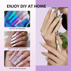 ZoCCee acrylic nail brush size 8 ideal for French manicures and fine details.