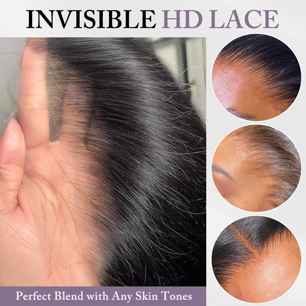 Zojj HD lace front blends with skin for a discreet, invisible look.
