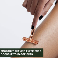 ZOMCHI rose gold handle detail highlighting durable metal construction