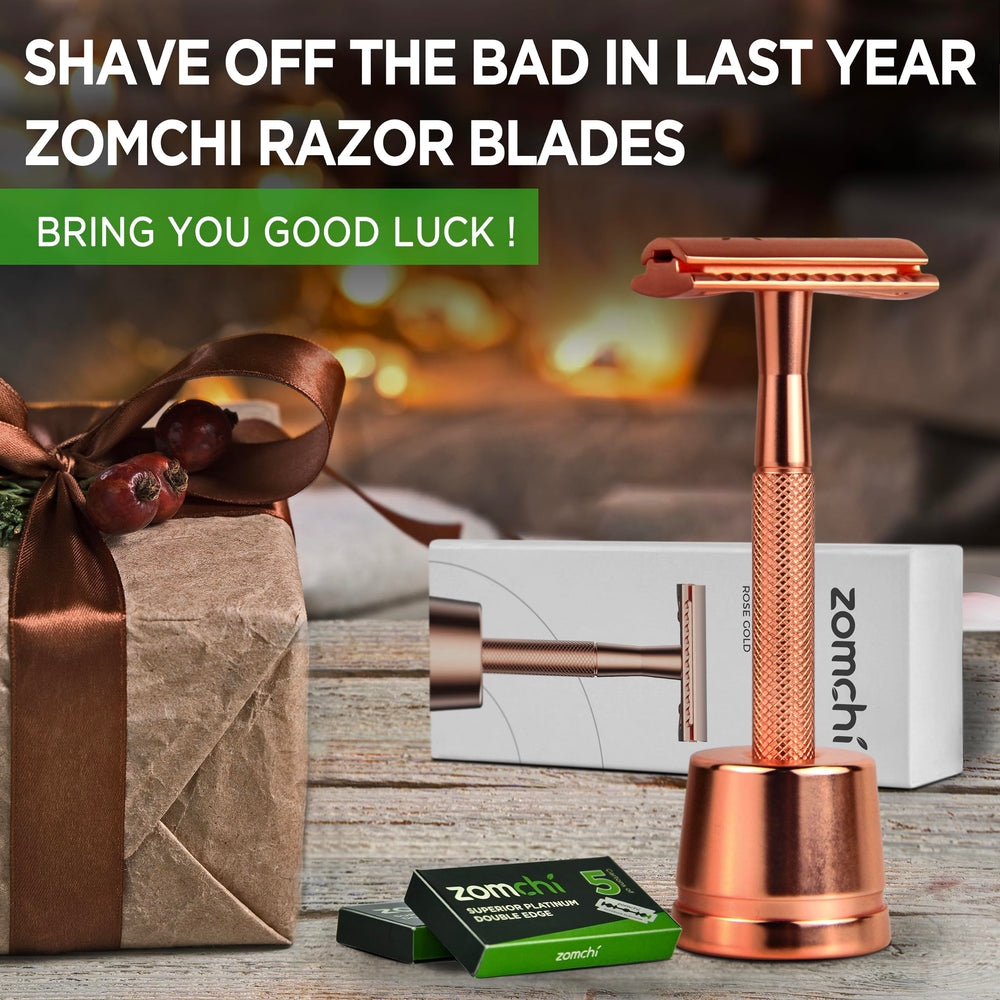 ZOMCHI razor gliding over leg with smooth lather for close shaving
