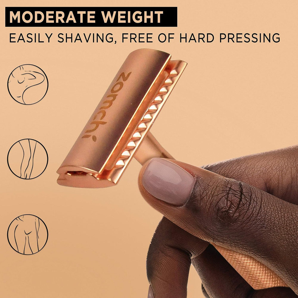 ZOMCHI blades five-pack wrapped ensures safe blade handling.