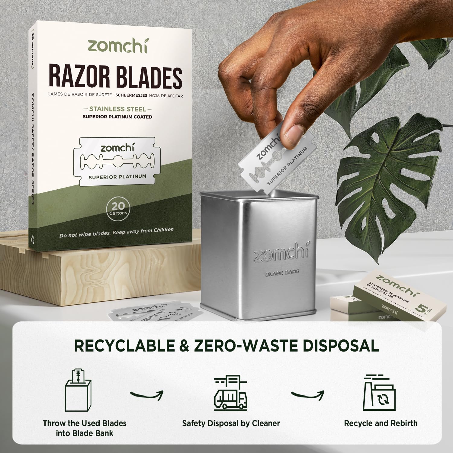 Zomchi shaving-cream pairing enhances hydration and comfort during a shave.