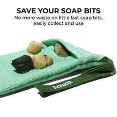 ZOMCHI soap saver foaming action boosts rich lather quickly.