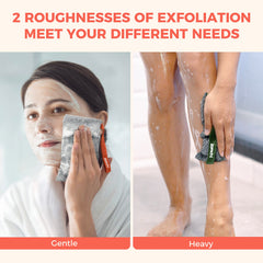 ZOMCHI soap saver pocket leftover-soap demonstrates soap-saving in the shower