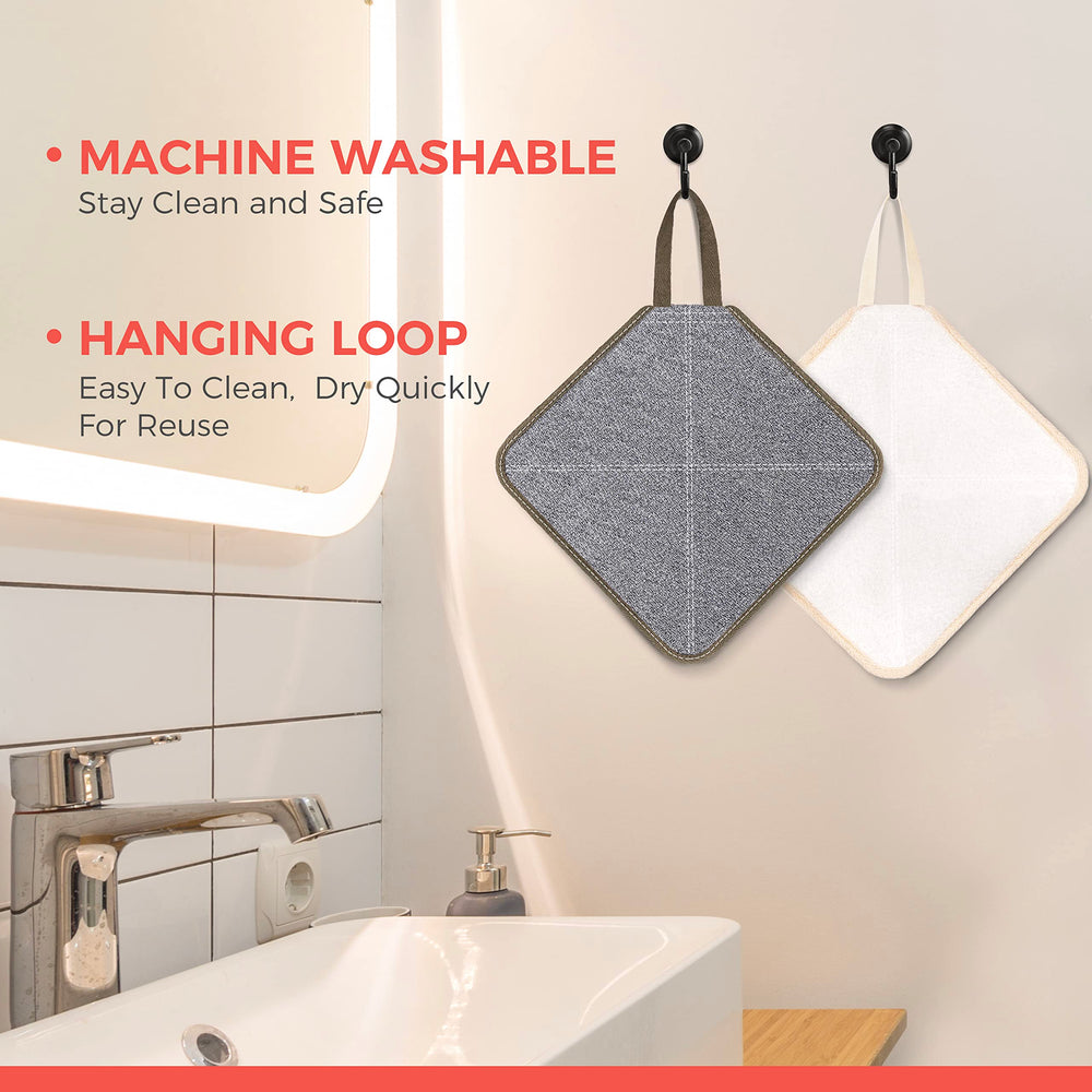 ZOMCHI washcloth luxurious foam with minimal product for rich lather during bath