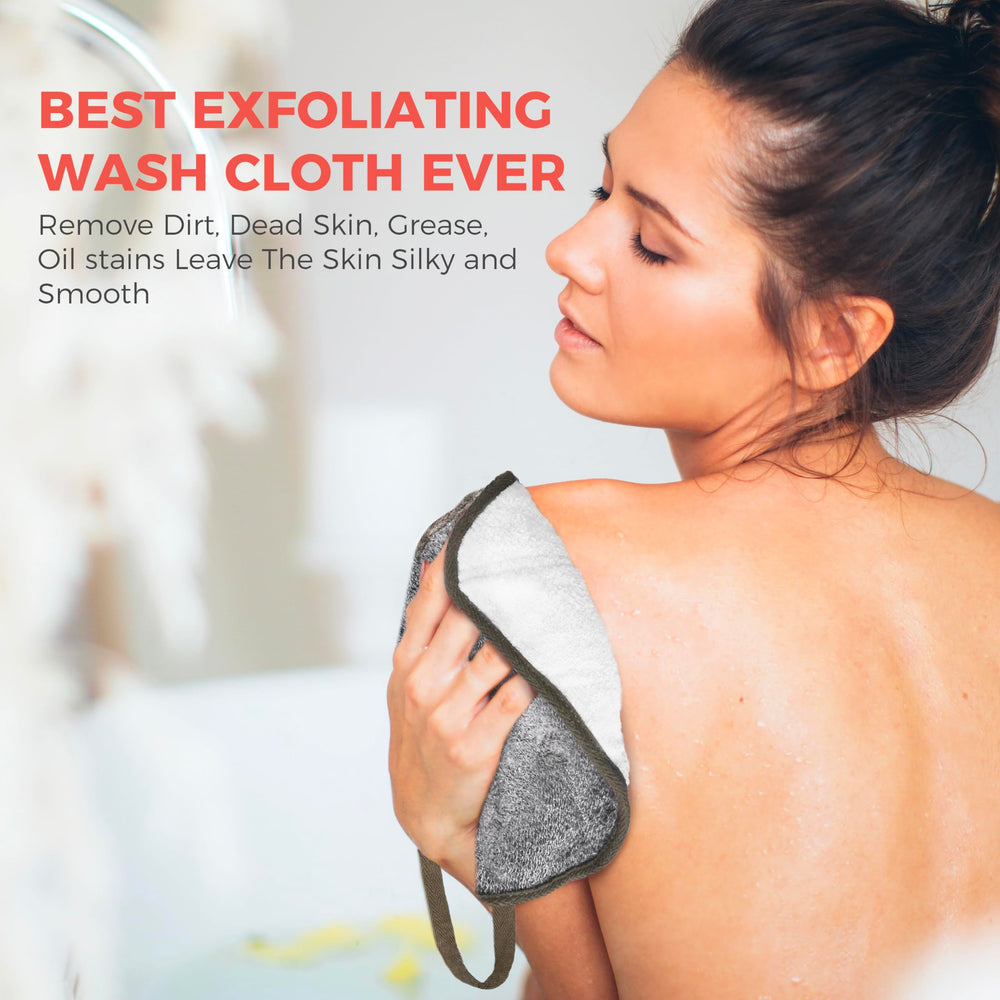ZOMCHI washcloth soft side gentle cleansing on sensitive skin