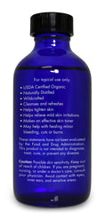Zongle Therapeutics Witch Hazel bottle pour demonstrates easy refreshing toning for daily routines.