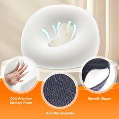 Zonngoo Face Down Pillow features arm rests for relaxed shoulders during massages