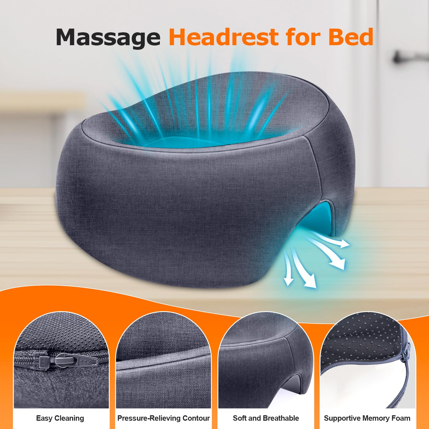 Zonngoo Face Down Pillow with cheek supports enhances facial comfort during prone positions