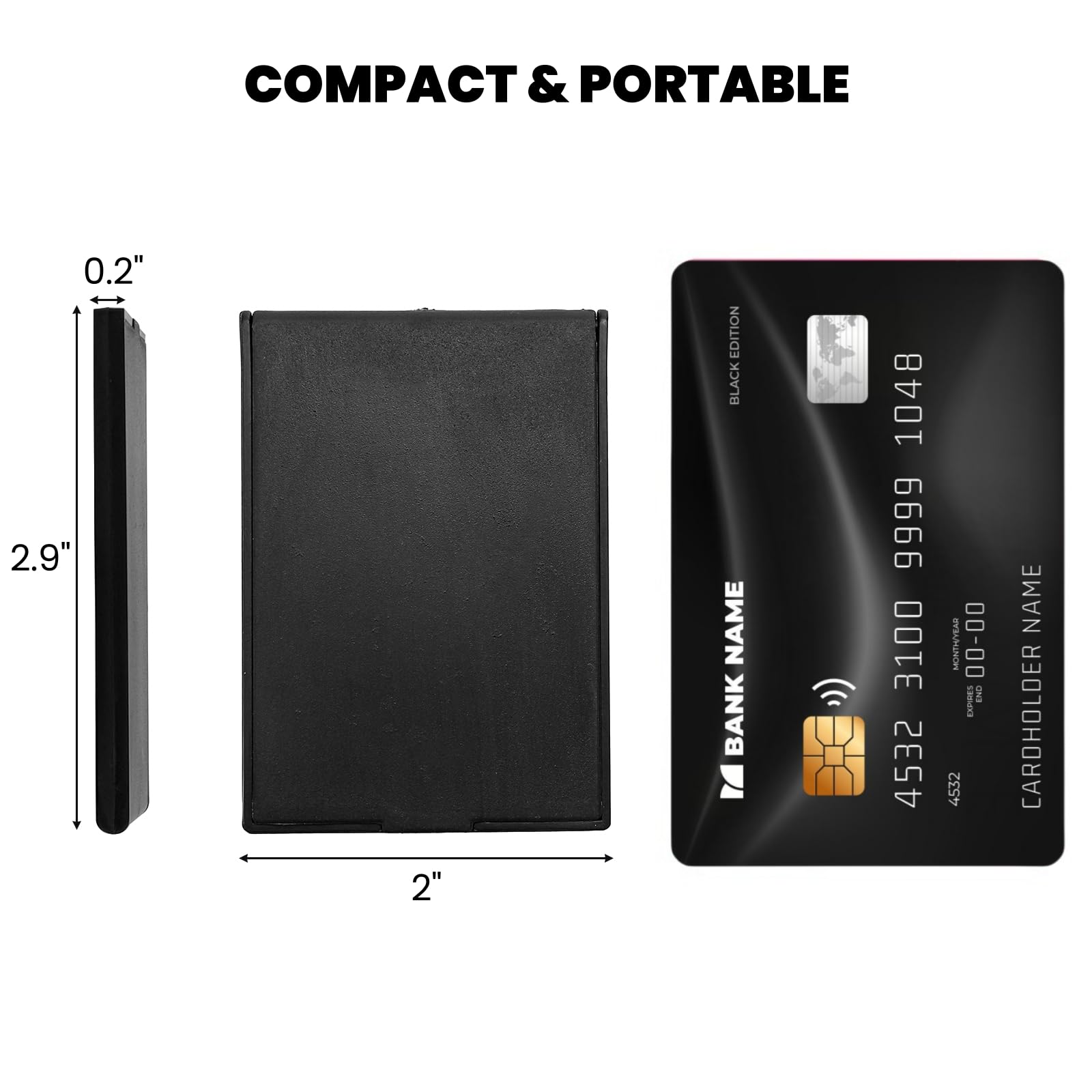 ZOOFOX compact makeup mirror pocket size for handbags, quick grooming anywhere