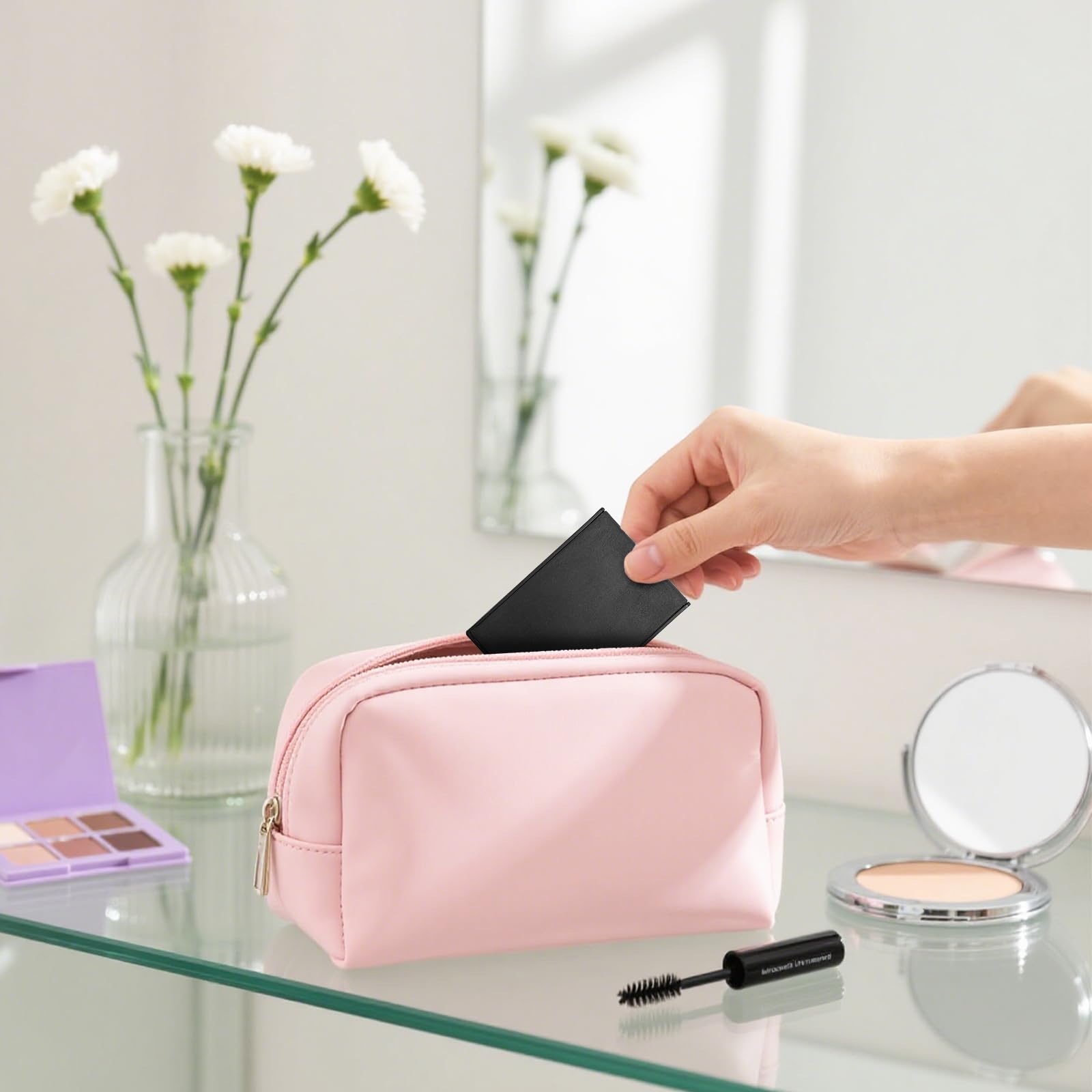 ZOOFOX smooth surface plastic mirror lightweight and sturdy