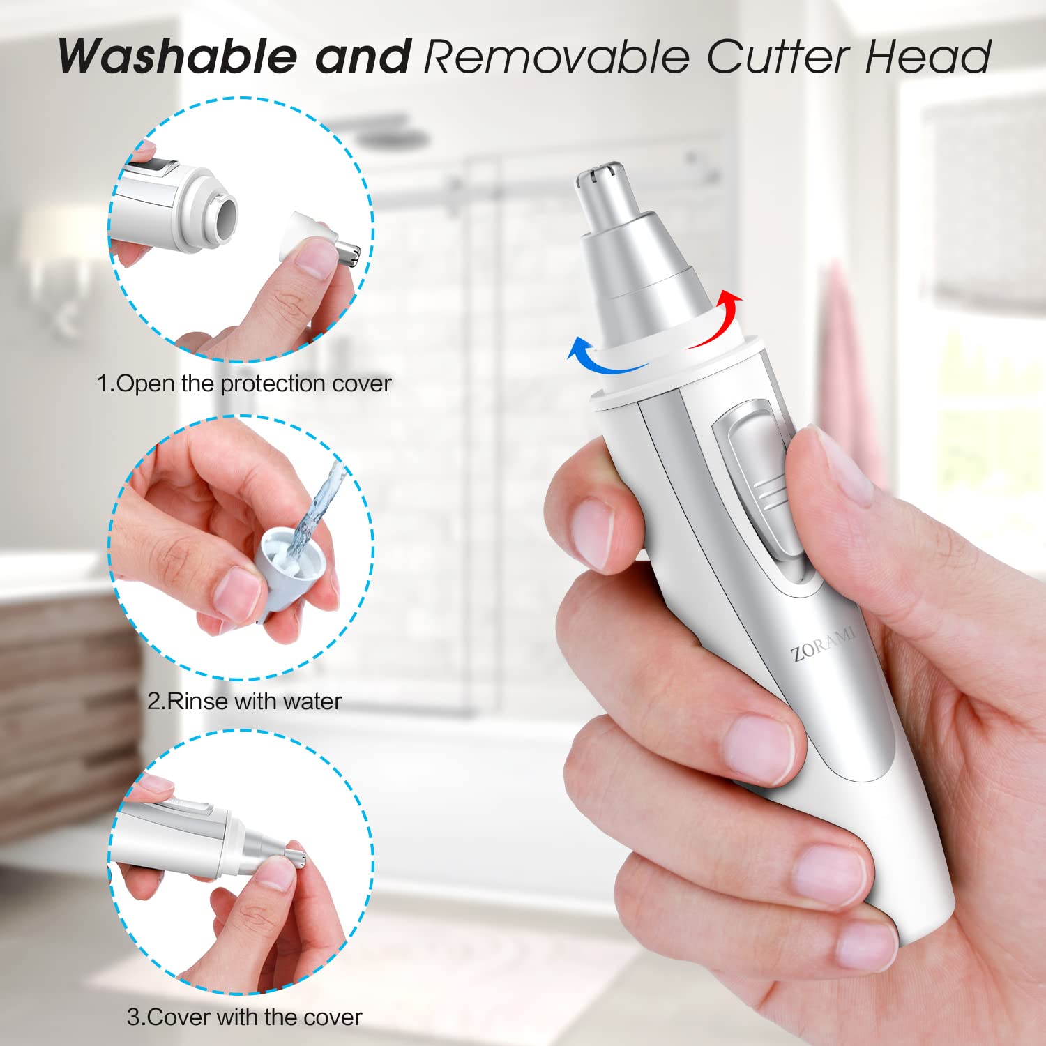 ZORAMI battery-operated unit ideal for travel and quick fixes
