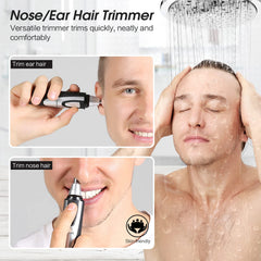 ZORAMI dual-edge blades close-up demonstrates precise trimming with comfortable, pain-free feel.