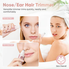 ZORAMI dual-edge blades system delivers smooth trimming with protective cover.