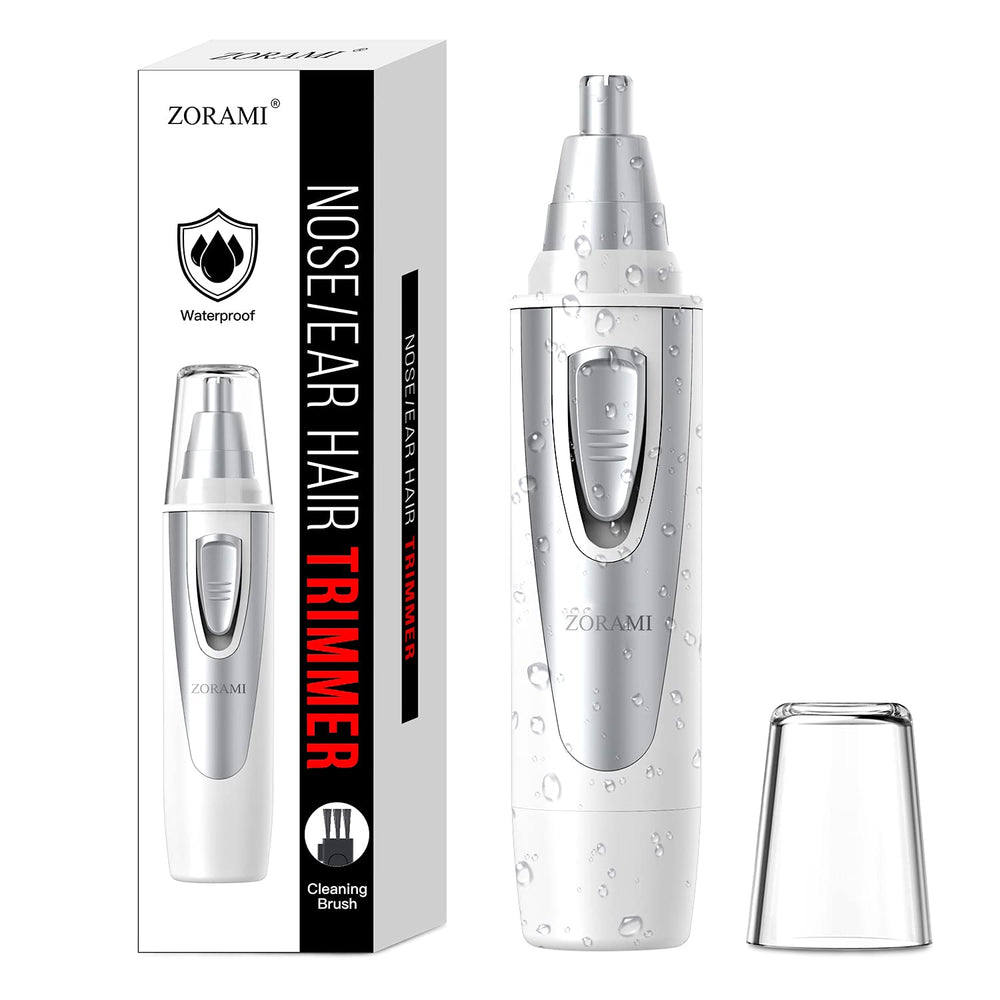 ZORAMI ear-nose-hair-trimmer in-hand for quick grooming on the go