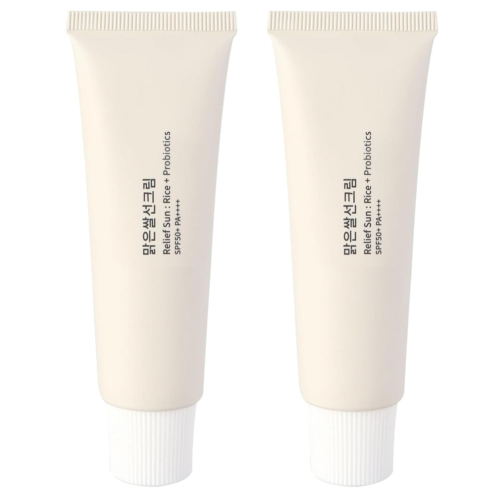 Zoreni Relief Sun SPF50+ bottle provides daily nourishing sun protection for all skin types.