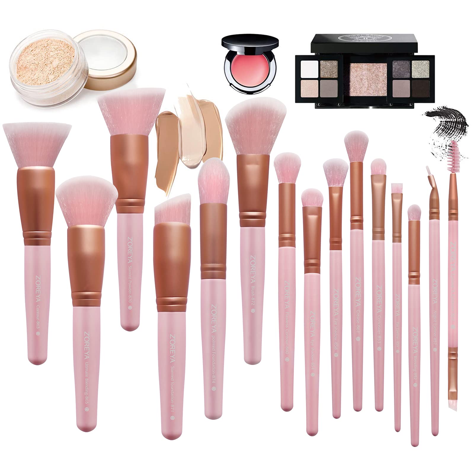ZOREYA concealer brush precise coverage for blemishes.