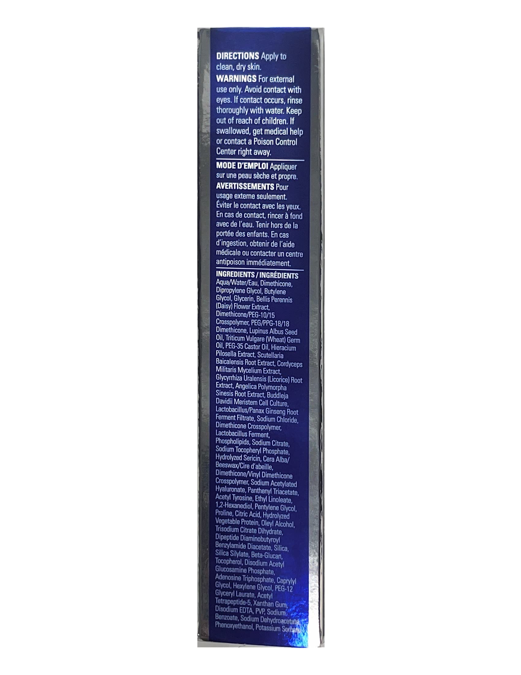 ZOSH Growth Factor Eye Serum demonstrates plumpness and volume around the eyes.