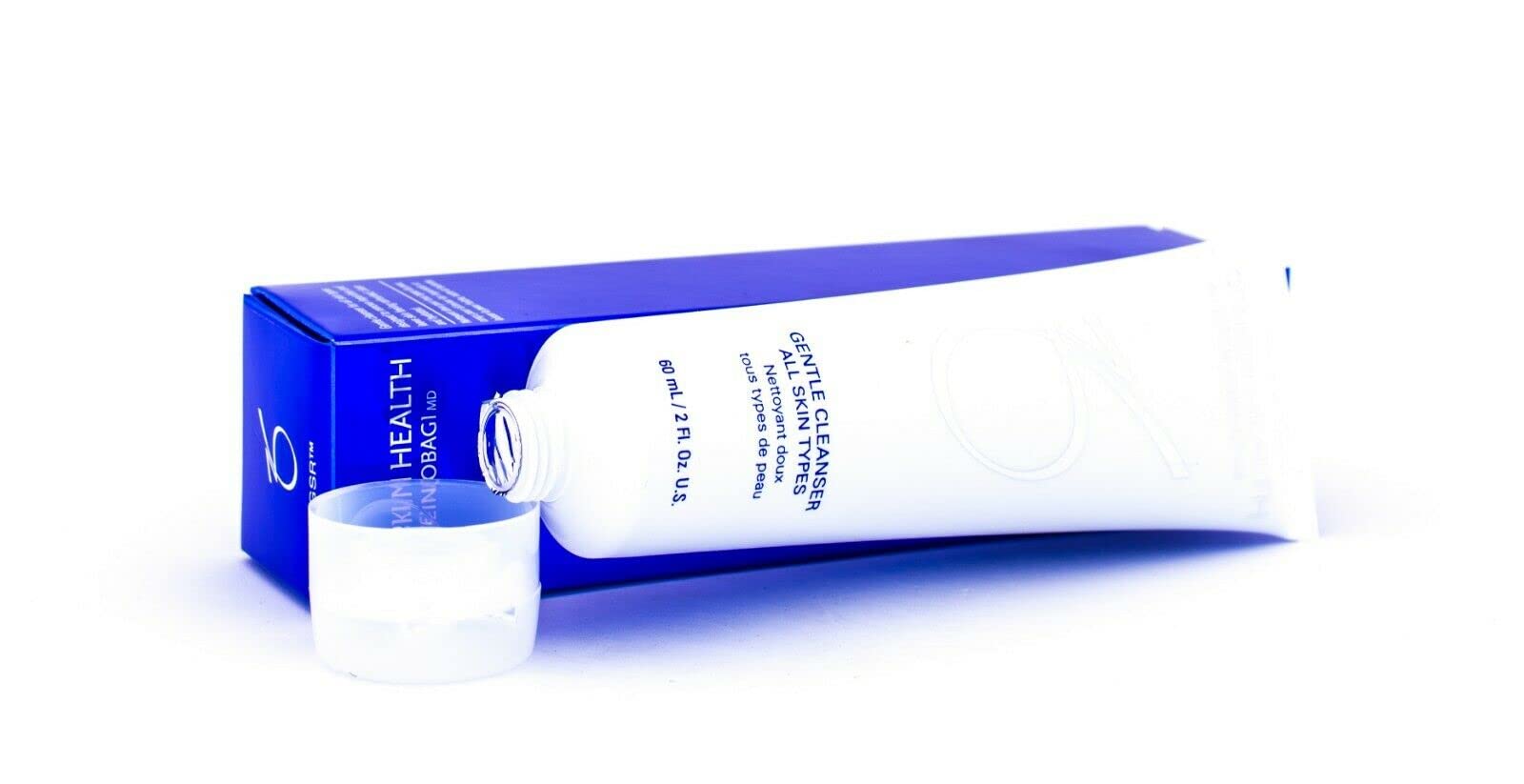 ZO Skin Health Gentle Cleanser 2.0oz front bottle for a refreshing daily cleanse.