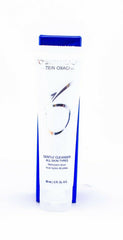 ZO Skin Health Gentle Cleanser hand application showing smooth distribution suitable for all skin types.